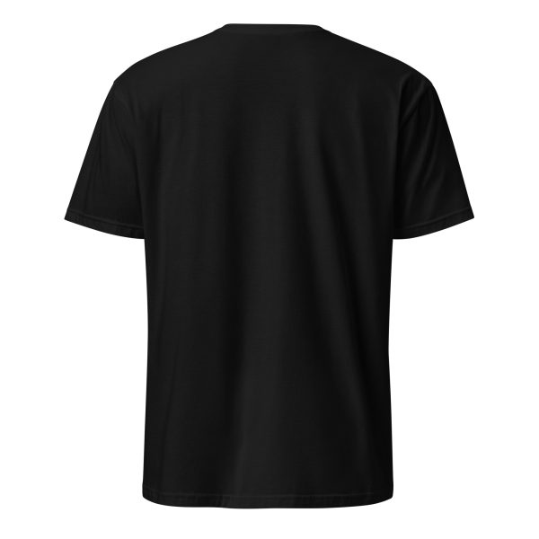 Short-Sleeve Unisex T-Shirt (Blue on Black) - Image 2
