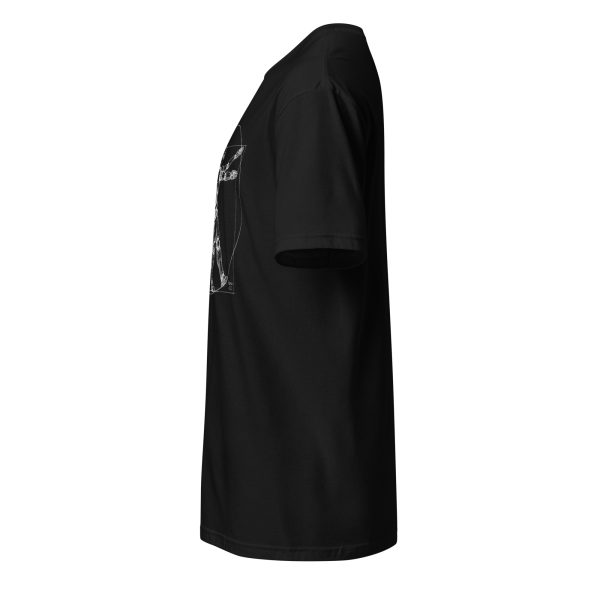Short-Sleeve Unisex T-Shirt (White on Black) - Image 3
