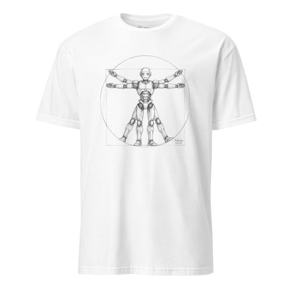 Short-Sleeve Unisex T-Shirt (Black on White)