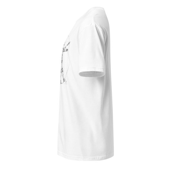 Short-Sleeve Unisex T-Shirt (Black on White) - Image 3