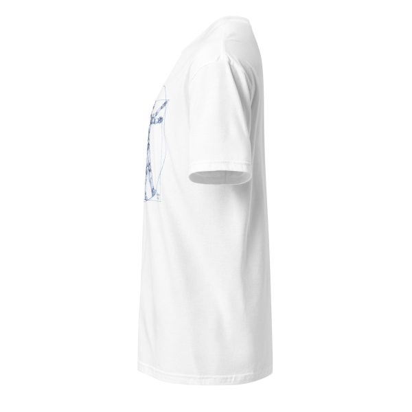 Short-Sleeve Unisex T-Shirt (Blue on White) - Image 3
