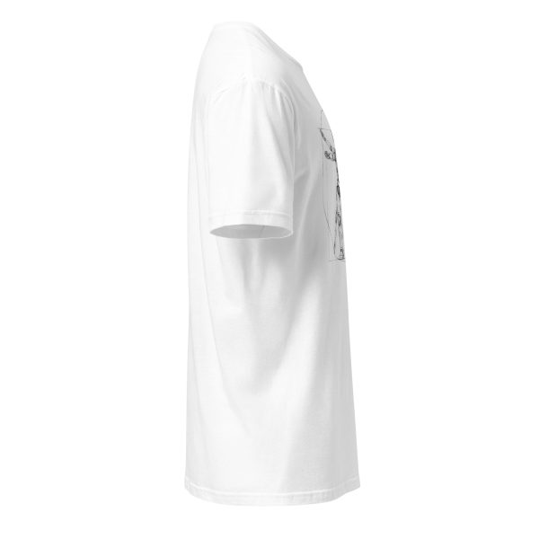 Short-Sleeve Unisex T-Shirt (Black on White) - Image 4