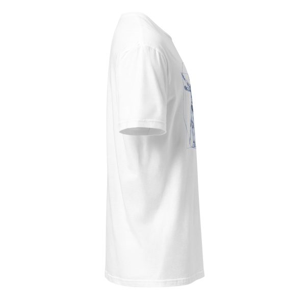 Short-Sleeve Unisex T-Shirt (Blue on White) - Image 4