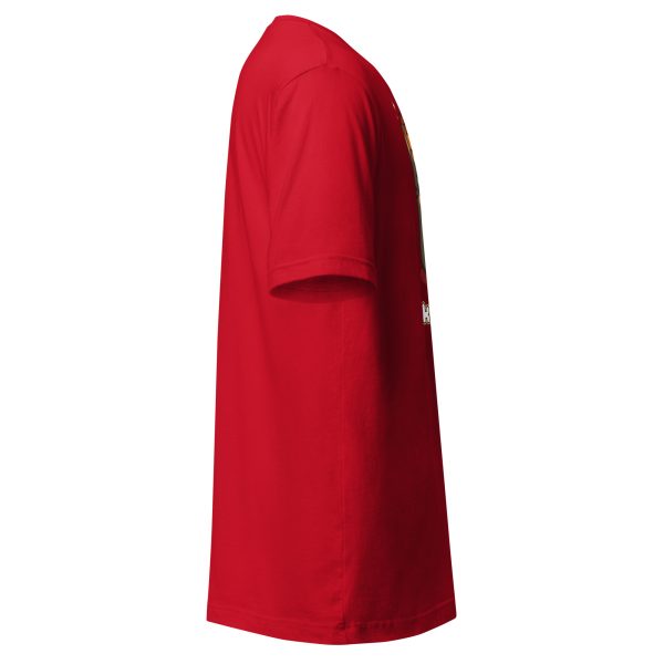 Unisex t-shirt (Red) - Image 4